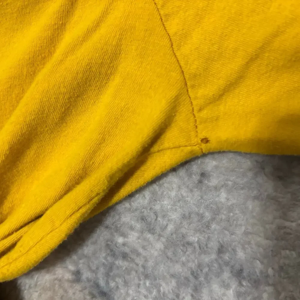 Nike The Nike Tee Long Sleeve Yellow Athletic M